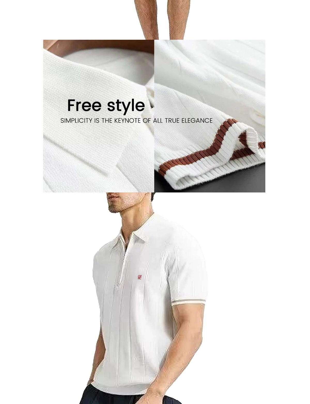 Camisa tipo Polo para hombre "Fashion Clothing"